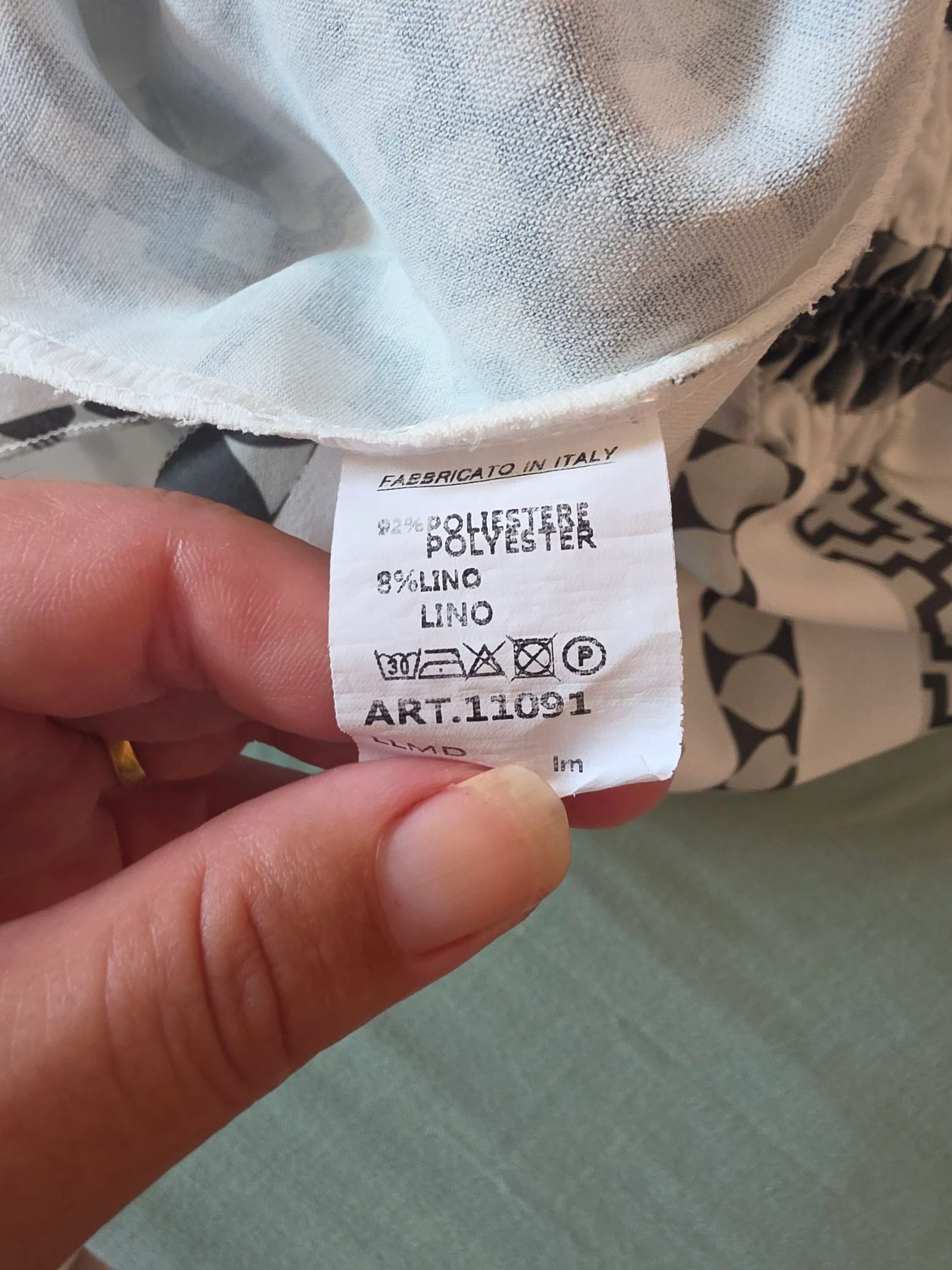 Monokini long boho palazzo en lin – photo 3